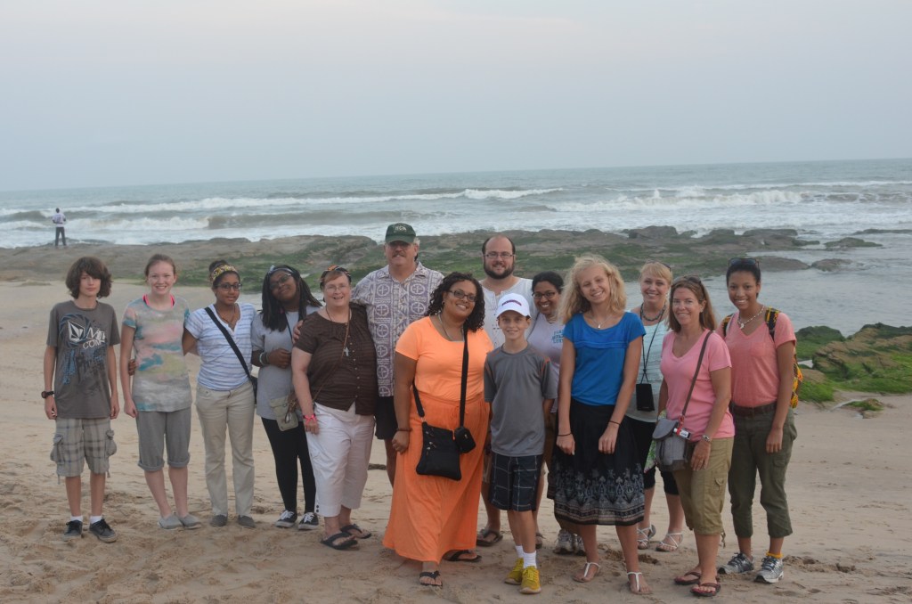 From one side of the ocean