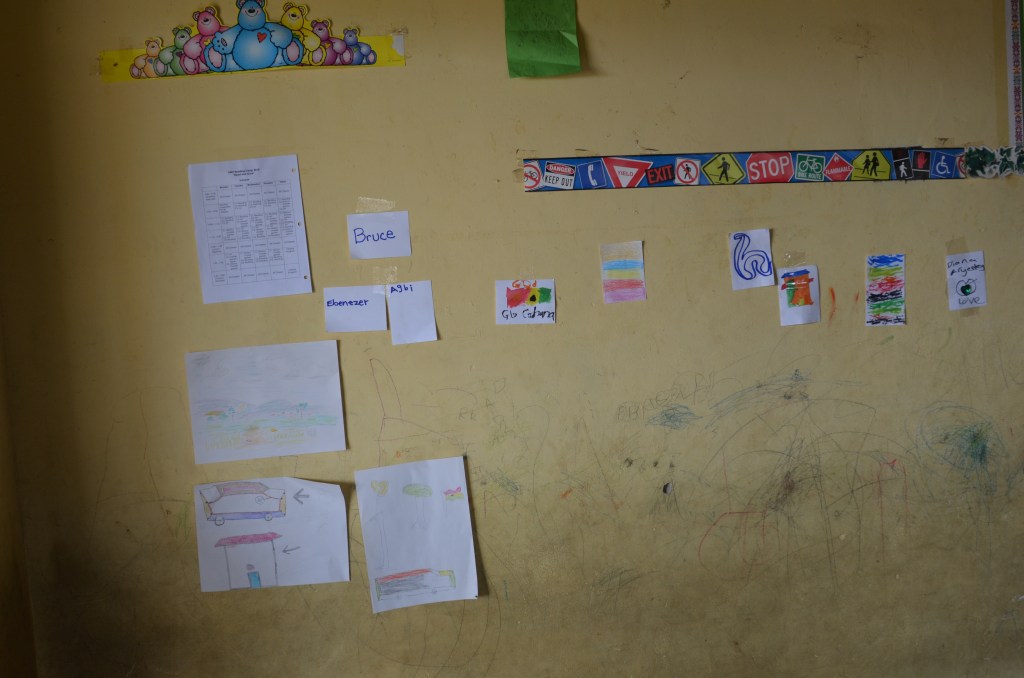 Bruce's  Art Room Wall